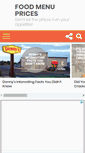 Mobile Screenshot of foodmenuprices.com